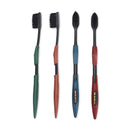 4 X Bamboo Charcoal Nano Toothbrush Fine Soft Bristle Antibacterial Toothbrush