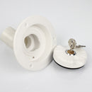 White 38mm Lockable Water Filler New Caravan RV Boat Parts Gravity Pipe Inlet