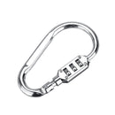 3 Digit Combination Motorcycle Helmet Lock Bicycle Bag Suitcase Padlock Carabiner Security Alloy Locks