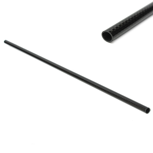 3K 8mm x 10mm x 500mm Roll Wrapped Carbon Fiber Tube Boom for Multicopter