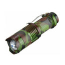 3Pcs 3Colors MECO Q5 500LM Multicolor Zoomable Mini LED Flashlight 14500/AA