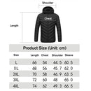 Electric USB Intelligent Heated Coats Jackets Hooded Heating Back + Neck Vest Winter Warmer Men Women