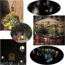 Solar Power Clip Lamp Hanging Led Umbrella Light Lawn Path Landscape Garden