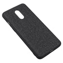 Bakeey Anti-Fingerprint Canvas PU Leather Protective Case for Oneplus 7