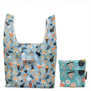 KCASA Flamingo Recycle Shopping Bag Eco Reusable Shopping Tote Bag Cartoon Floral Shoulder Folding Pouch Handbags Printing Kitchen Storage Tool