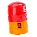 Battery Law Enforcement Beacon Hazard Warning Flashing Strobe Light -Red