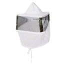 Protective Veil Hat Beekeeping Smock Equipment with Elastic Design White