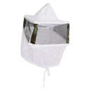 Protective Veil Hat Beekeeping Smock Equipment with Elastic Design White