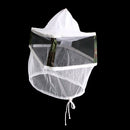 Protective Veil Hat Beekeeping Smock Equipment with Elastic Design White