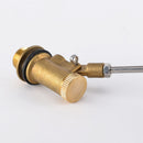 1pc 1/2'' PT Thread Float Ball Valve High Pressure DN15 Copper Thickening 12.6Ã—0.39inch