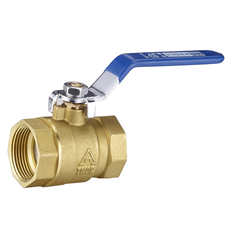 1'' Full Port Ball Valve with Blue Vinyl Handle NPT Female for Water Gas Air