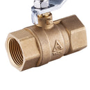 3/4'' NPT Thread Valve Female Thread Brass Ball Valve for Water,Oil, and Gas