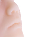 Silicone Head Educational Model Injection Skin Sewing Practice Facial Model 10.63Ã—5.5Ã—4.72inches