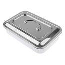 Stainless Steel Instrument Storage Box Tools Surgical Medical Veterinary Compact Size Easy to Carry