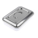 Stainless Steel Instrument Storage Box Tools Surgical Medical Veterinary Compact Size Easy to Carry