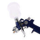 Pneumatic Spray Gun HVLP Gravity Feed Air Sprayer With Regulator 1mm Nozzle