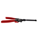 Red High Quality Stainless Steel Auto Mechanic Vehicle Car Exhaust Pipe Removal Spring Clamp Pliers Removal Tool 300mm Extra Long