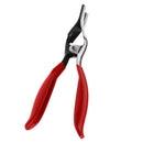 Red Stainless Steel Angled Automotive Vehicle Car Fuel Vacuum Line Tube Removal Hose Remover Separator Pliers Pipe Tool