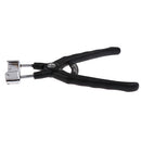 Heavy Duty Automotive Relay Fuse Installation Remover Pliers Car Puller Straight Jaws Black Color - Spring loaded