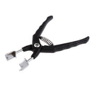 Heavy Duty Automotive Relay Fuse Installation Remover Pliers Car Puller Straight Jaws Black Color - Spring loaded