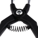 Heavy Duty Automotive Relay Fuse Installation Remover Pliers Car Puller Straight Jaws Black Color - Spring loaded