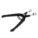 Heavy Duty Automotive Relay Fuse Installation Remover Pliers Car Puller Straight Jaws Black Color - Spring loaded