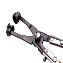 Universal 9'' Steel Auto Repair Tool Swivel Flat Band Hose Clamp Pliers Clamping Tool