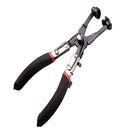 Universal 9'' Steel Auto Repair Tool Swivel Flat Band Hose Clamp Pliers Clamping Tool