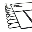 2-Panel Cage Earring Display Holder Necklace Organizer Standing Rack Jewelry Holder