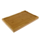 Square Plain Wooden Necklace Earrings Jewelry Display Organizer 330Ã—220Ã—30mm