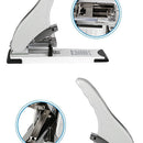 11.5'' Desktop Stapler 100 Sheet Capacity Ergonomic Stapler Half Strip Metal Staplers Office Supplies