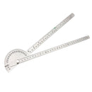 Stainless Steel RULER & GAUGE Protractor Square Divider Drill Point