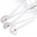 Stainless Steel RULER & GAUGE Protractor Square Divider Drill Point
