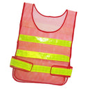Adjustable Safety High Visibility Safety Vest, High Visibility Safety Vest With Reflective Strips -Red