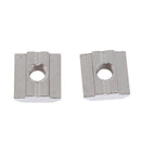 Pack of 20pcs M6 Tee Nuts Sliding Nut Blocks 40 Series Slots 7.8mm Nickel Plated Nuts