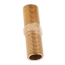 Brass Hex Pipe Nipple Male 1/2'' DN20 Male Fitting Lengthened 70 Mm