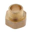 Brass Hex Threaded Pipe Fitting Tube Male to Female 25 x 20mm 3/4" x 1/2"