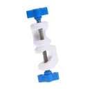 Stainless Steel 3.6 Inches Laboratory Stand Double Top Wire Clamp Holder Metal Grip Support Clip