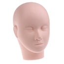 10-Inch Mannequin Flat Head Practice Make Up Eye Lashes Eyelash Extensions,Practice Training Head Manikin Cosmetology Mannequin Doll Face Head