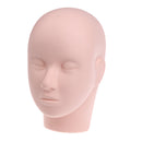 10-Inch Mannequin Flat Head Practice Make Up Eye Lashes Eyelash Extensions,Practice Training Head Manikin Cosmetology Mannequin Doll Face Head