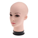 12 Inches Mannequin Manikin Head Stand Model PVC Wigs Glasses Display Stand