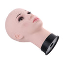 12 Inches Mannequin Manikin Head Stand Model PVC Wigs Glasses Display Stand