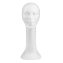 Head Mannequin Female Foam Long Neck Head Model Lightweight High Quality