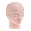 8-Inch Detachable Cosmetology Training Head Cosmetology Mannequin Head For Eyelashes Makeup Practice