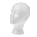 Female Foam Mannequin Head Model Hat Wig Display Stand Rack white
