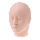 10-Inch Cosmetology Training Head Cosmetology Mannequin Head For Eyelashes Makeup Practice
