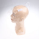 Mannequin Head, Male PVC Mannequin Manikin Head Model Plastic Wigs Hair Glasses Display Holder