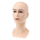 Mannequin Head, Male PVC Mannequin Manikin Head Model Plastic Wigs Hair Glasses Display Holder