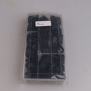 200 Pieces Nylon Screw Wire Clips R-type Cable Clamp Fasteners Tubing Clips