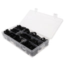 200 Pieces Nylon Screw Wire Clips R-type Cable Clamp Fasteners Tubing Clips